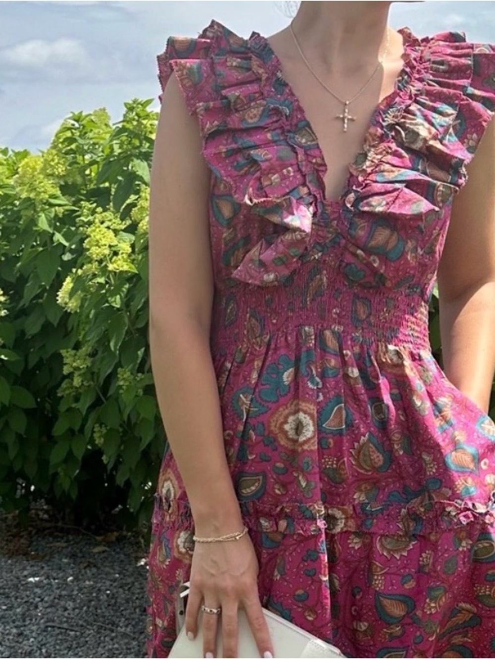 House of Harlow 1960 Midi Floral Dress Size - Large